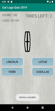 Car Logo Quiz 2019 - Screenshot 3