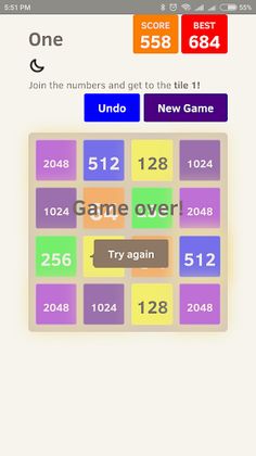 One(Reverse2048) - Screenshot 3
