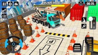 Construction Crane Truck Park - Screenshot 2