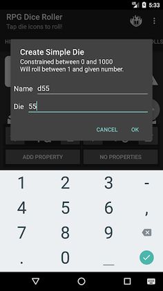 RPG Dice Roller - Original - Screenshot 4