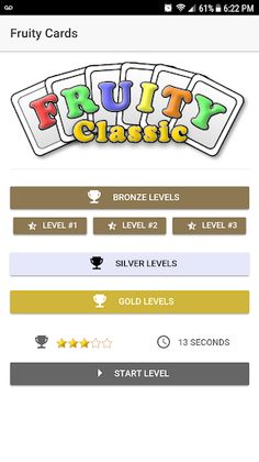 Fruity Cards Classic - Screenshot 1