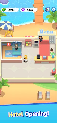 My Mini Hotel: Idle Game - Screenshot 1