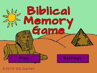 Biblical Memory Game - Screenshot 1