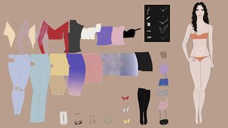 Dress Up October 옷입히기 - Screenshot 1