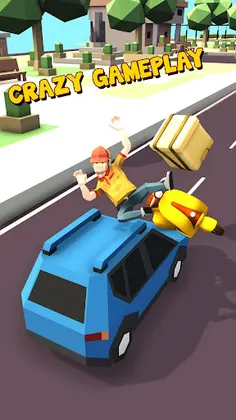 Pizza Delivery Boy Rush: City - Screenshot 1