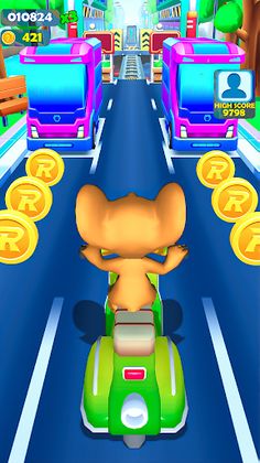 Cat Run : Tom Subway Runner 3D - Screenshot 1