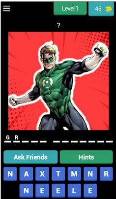 DC Heroes Quiz Game - Screenshot 1