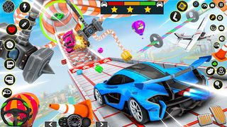 Ramp stunts car stunt game - Screenshot 1