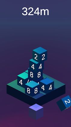 Chain Cube Tower 2048 - Screenshot 1