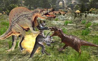 Dino Fighting vs Hungry T-rex - Screenshot 2
