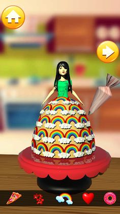 Doll Cake Dress Up Games 3D - Screenshot 2