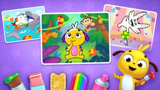 Tabi coloring games for kids - Screenshot 1