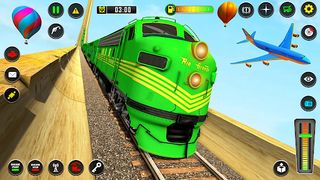 Mega Ramp Train Stunt Game - Screenshot 1
