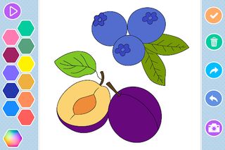 Fruits coloring game - Screenshot 3