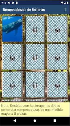 Rompecabezas de Ballenas - Screenshot 2