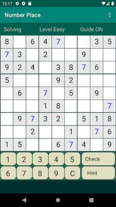 Number Place - Screenshot 1