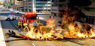 Real Firefighter 3D Simulator - Screenshot 2