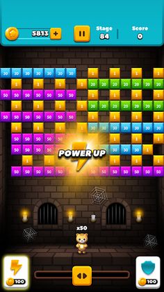 BRICK BREAKER : CAT - Screenshot 2