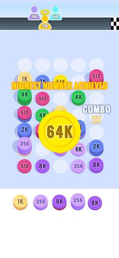 2048 Drop -Merge Number - Screenshot 4