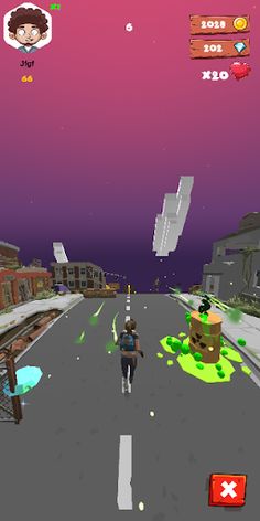 Polygon Apocalypse Run - Screenshot 2