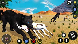Wild Black Panther Sim Games - Screenshot 2