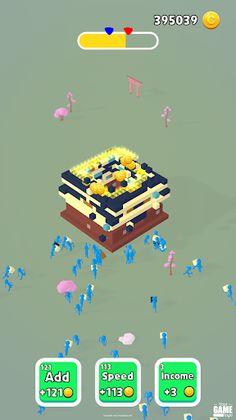 Idle Voxel World - Screenshot 1