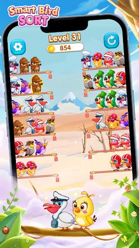 smart bird sort - Screenshot 3