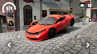Ferrari Simulator Car Crash 3D - Screenshot 1