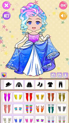 Chibi Dress Up Fashion Game - Screenshot 1