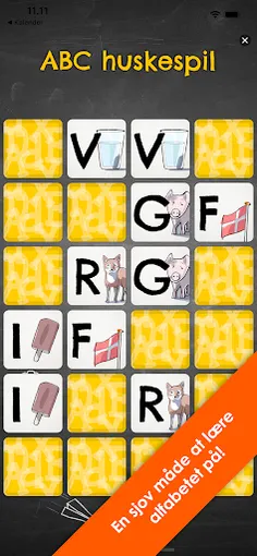 ABC huskespil - Screenshot 1