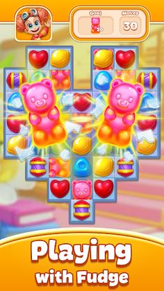 Candy Pop Story : Match 3 - Screenshot 2