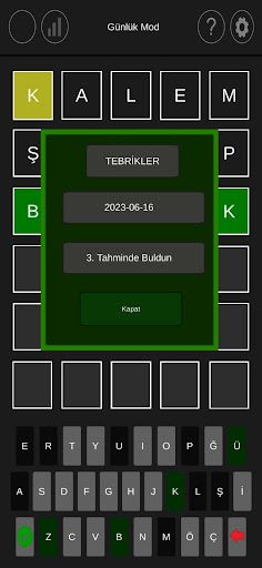 Wordly Türkçe - Kelime Oyunu - Screenshot 4