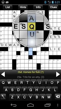 Crosswords - Screenshot 2