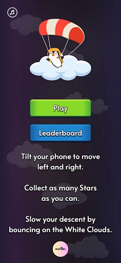 Downfall: Penguin Parachute! - Screenshot 1