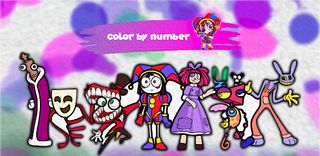 Color By Number Digital Circus - Screenshot 1