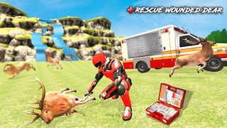 Flying Superhero Animal Rescue - Screenshot 2