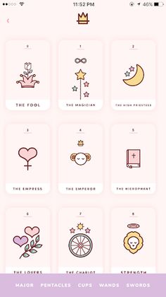 Kawaii Tarot - Screenshot 2