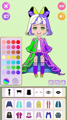 Chibi Dress Up Fashion Game - Screenshot 2