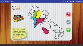 Laos Map Puzzle Game - Screenshot 2