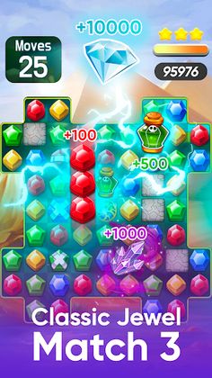 Jewels Classic: Match 3 Legend - Screenshot 1