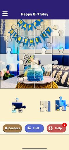 Happy Birthday Puzzle - Screenshot 1