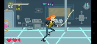 CURIOSA VS ROBOTS GAME - Screenshot 1