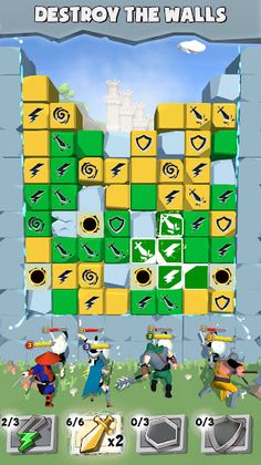 Stone Wall: Match and RPG - Screenshot 1