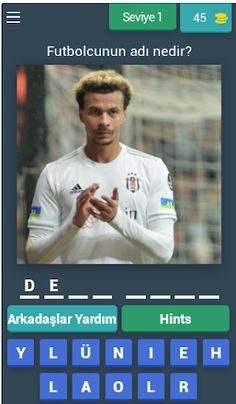 Beşiktaş Futbolcu Quiz - Screenshot 1