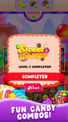 Sweet Candy Mania Match 3 - Screenshot 2