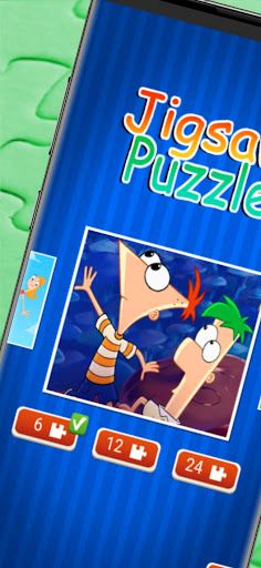 Phineas and Ferb Puzzle Jigsaw - Screenshot 1
