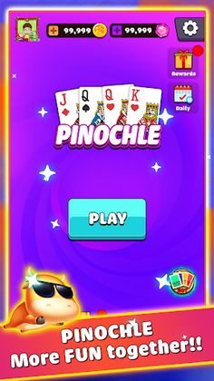 Pinochle - Trickster Cards - Screenshot 2