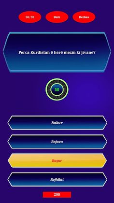 Kurdi Quiz Pirsok : leyistok a - Screenshot 3