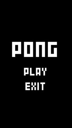Pong - Screenshot 1