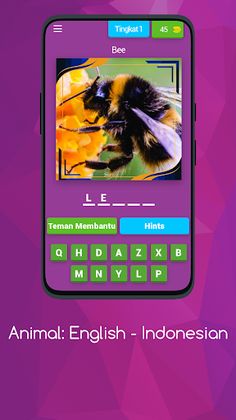 Kuis Hewan: Inggris-Indonesia - Screenshot 1